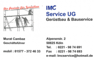 Sponsor: IMC Service UG (Gerüstbau & Bauservice)